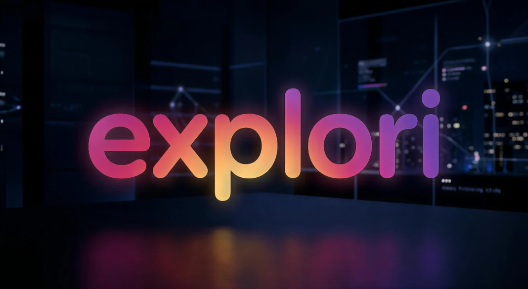 explori logo poster